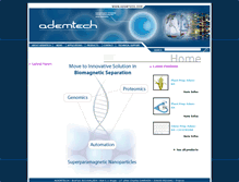 Tablet Screenshot of ademtech.com